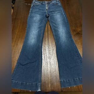 Rock & Roll Denim High Rise Trouser. Size W29 L 34